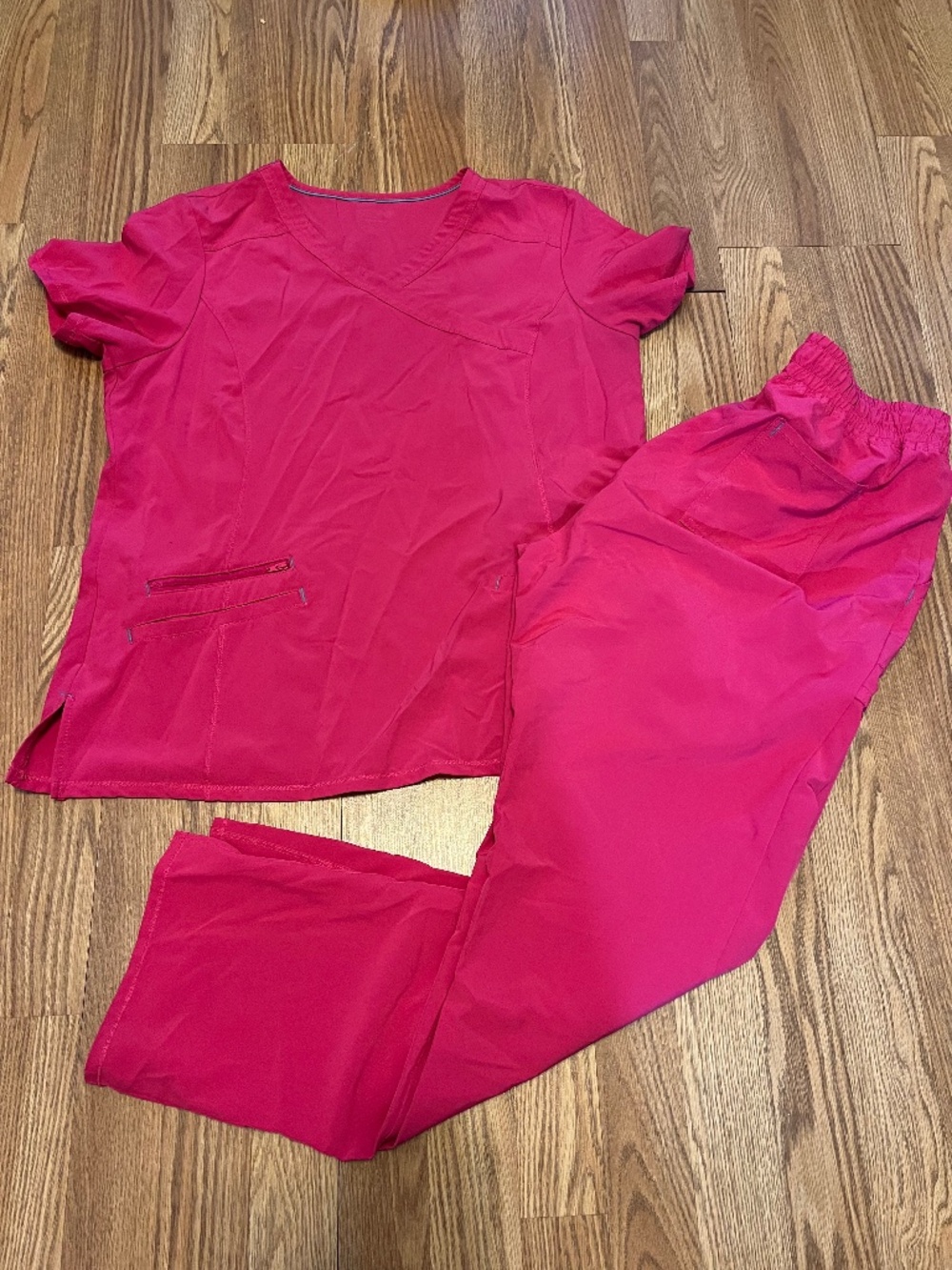 Scrubstar pink scrub set L Large